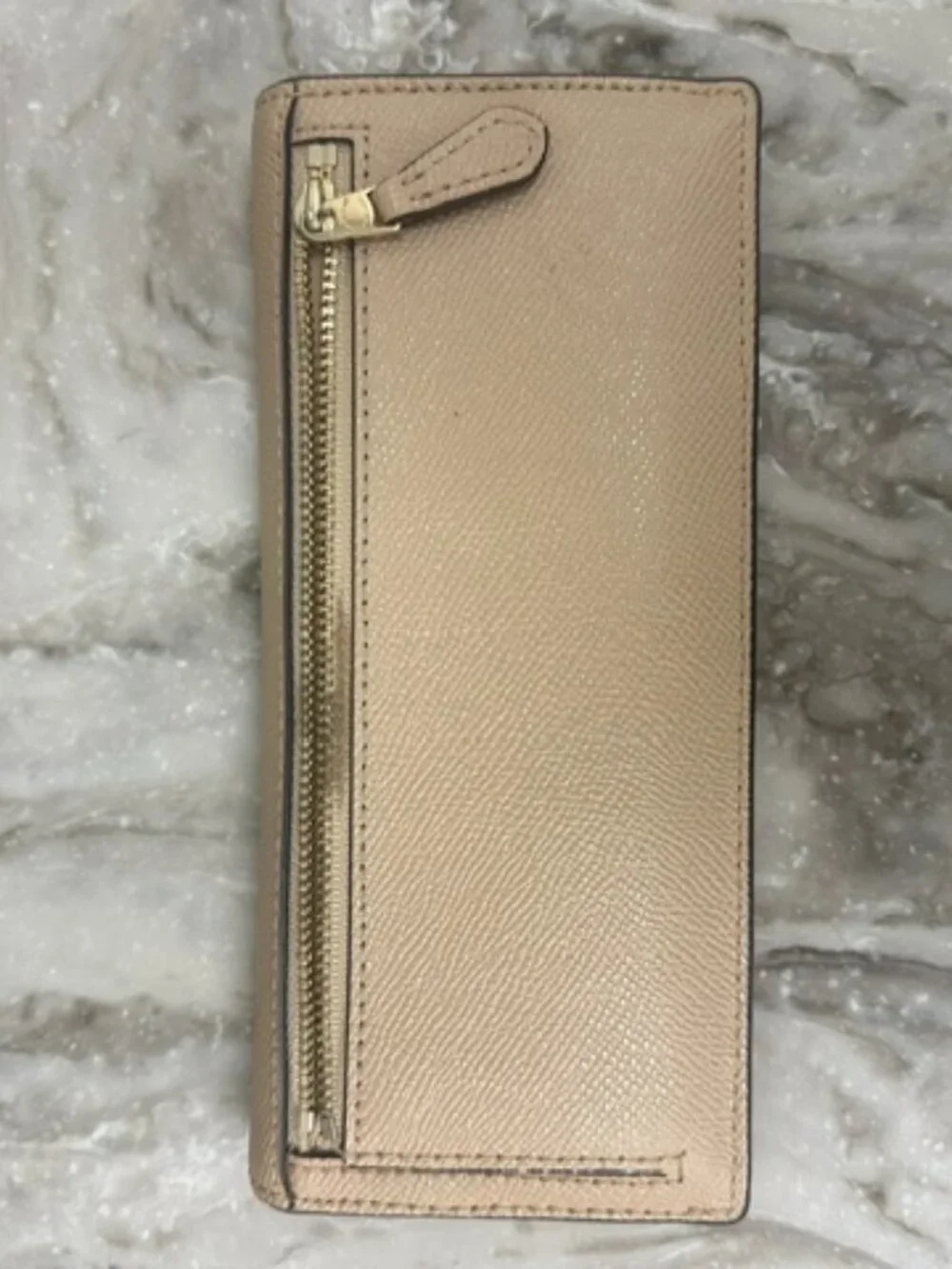 COACH Crossgrain Leather Christie in Tan